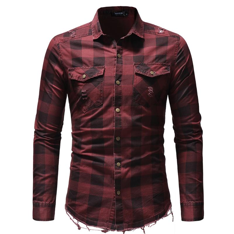 Men's Casual Shirts 2021 Mens Long Sleeve Slim Fit Plaid Printed Single Breasted Dress Fashion Urban Clothing US Size, Red
Men's Casual Shirts 2021 Mens Long Sleeve Slim Fit Plaid Printed Single Breasted Dress Fashion Urban Clothing US Size, Red