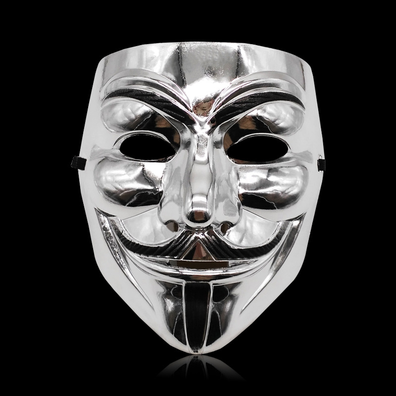 Halloween Masquerade V for Vendetta Hacker Mask Anonymous Guy Masks for Adults