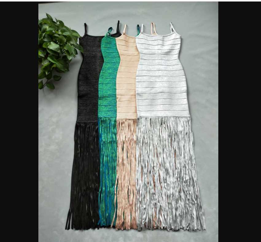Casual Dresses Fashion Women Bandage Bodycon Long Foil Printing Evening Sliver Black Green Gold Elegant Top Quality Dress Tassel Fringe
Casual Dresses Fashion Women Bandage Bodycon Long Foil Printing Evening Sliver Black Green Gold Elegant Top Quality Dress Tassel Fringe