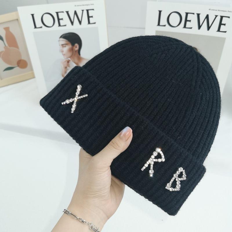 Berets Women's Winter Knitted Beanies Diamonds Letter Woolen Caps Candy Color Female Ski Hats Street Hip-Hop Skullies Hat, White
Berets Women's Winter Knitted Beanies Diamonds Letter Woolen Caps Candy Color Female Ski Hats Street Hip-Hop Skullies Hat, White