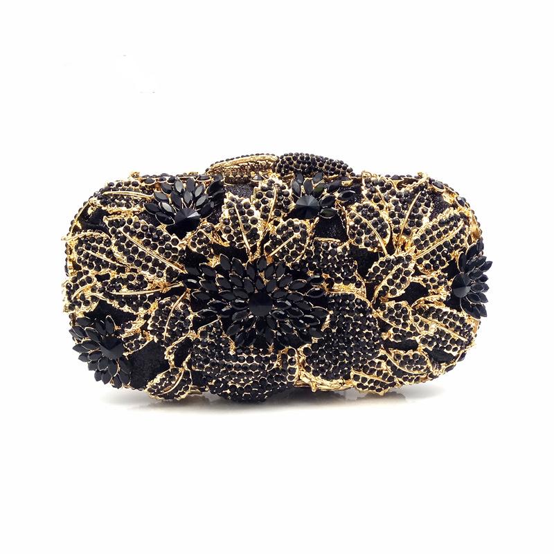 Evening Bags XIYUAN Elegant Flower Women Crystal Clutch Ladies Cocktail Party Diamond Handbag Wedding Purses, Show as picture
Evening Bags XIYUAN Elegant Flower Women Crystal Clutch Ladies Cocktail Party Diamond Handbag Wedding Purses, Show as picture