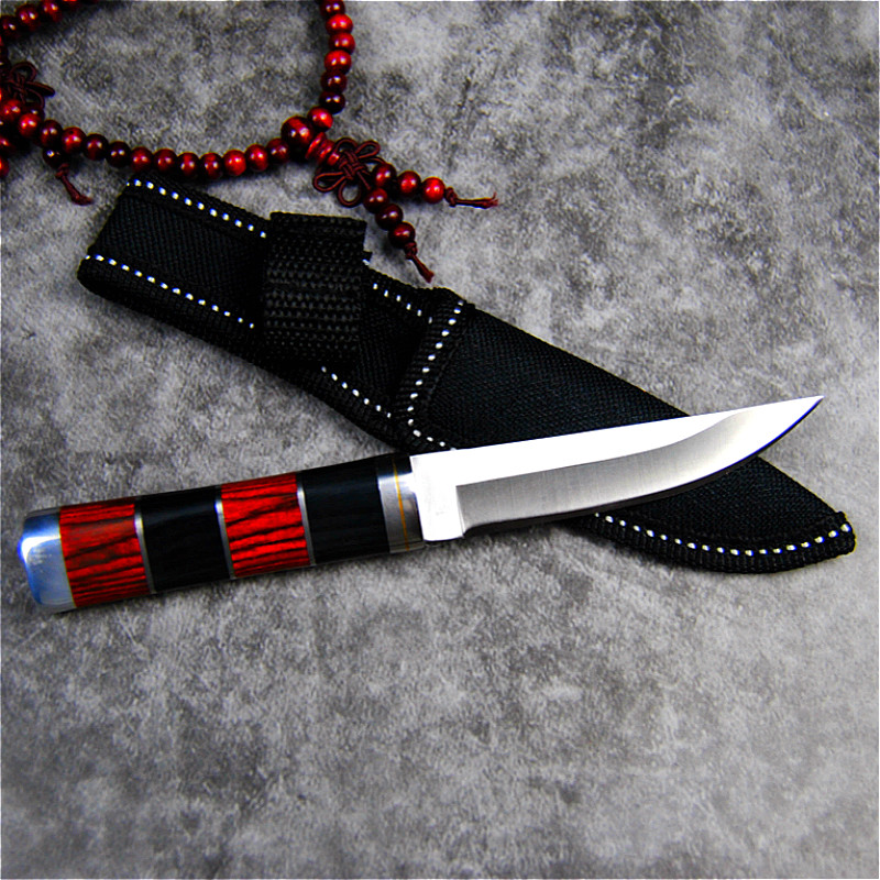 Coorfu Wooden Hande Mirror ight Sma Straight Knife High Hardness Bade Portabe Meat Ceaver Outdoor Sharp Fruit Knife
Coorfu Wooden Hande Mirror ight Sma Straight Knife High Hardness Bade Portabe Meat Ceaver Outdoor Sharp Fruit Knife