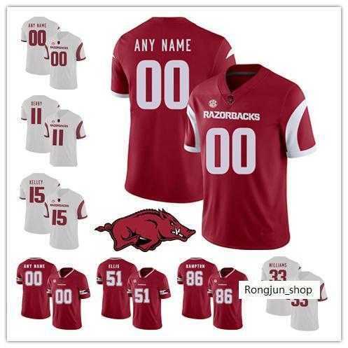 Custom 2019 Arkansas Any Name Number Red White 4 Ty Storey 5 Rakeem Boyd 15 Cole Kelley 16 La Michael Pettway NCAA Football College Jersey
Custom 2019 Arkansas Any Name Number Red White 4 Ty Storey 5 Rakeem Boyd 15 Cole Kelley 16 La Michael Pettway NCAA Football College Jersey