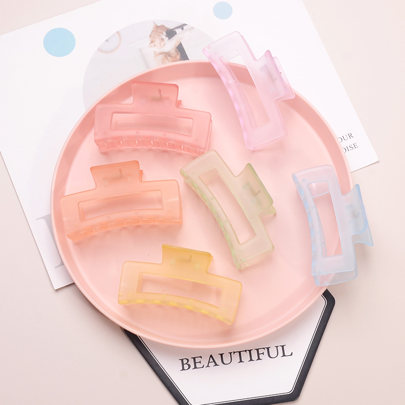 Fashion Accessories Jelly Color Hair Claw Jaw Clips Transparent Hairs Clamps Holder Plastic Headdress Girl Square Shape 1 2rj Y2
Fashion Accessories Jelly Color Hair Claw Jaw Clips Transparent Hairs Clamps Holder Plastic Headdress Girl Square Shape 1 2rj Y2
