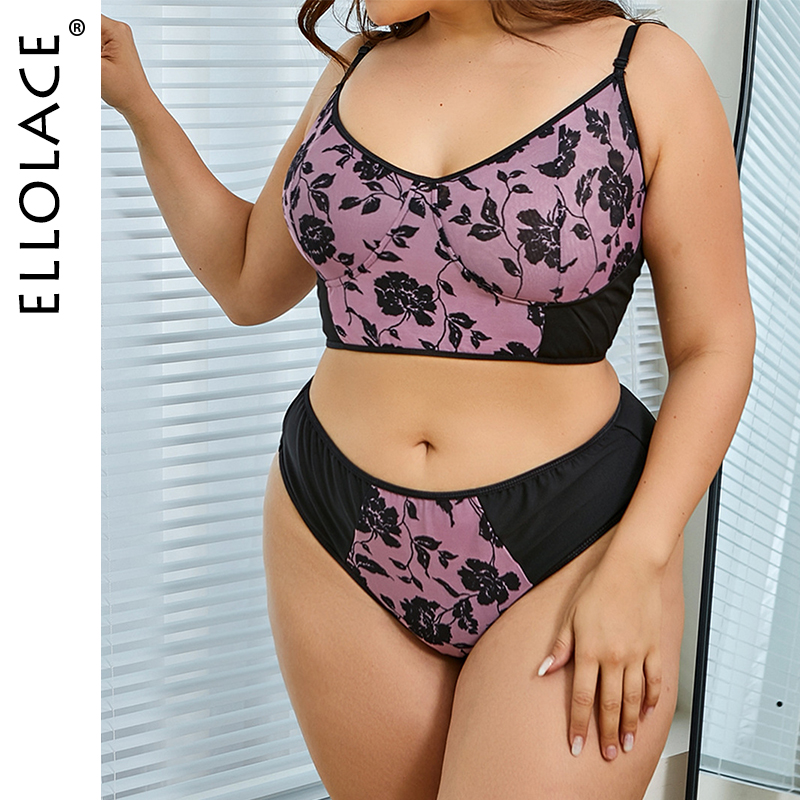 4XL Floral Underwear Set Sexy Plus Size Lingerie Set Push up Bra and High Waist Panties Purple Bra Set Wholesale, Red
4XL Floral Underwear Set Sexy Plus Size Lingerie Set Push up Bra and High Waist Panties Purple Bra Set Wholesale, Red