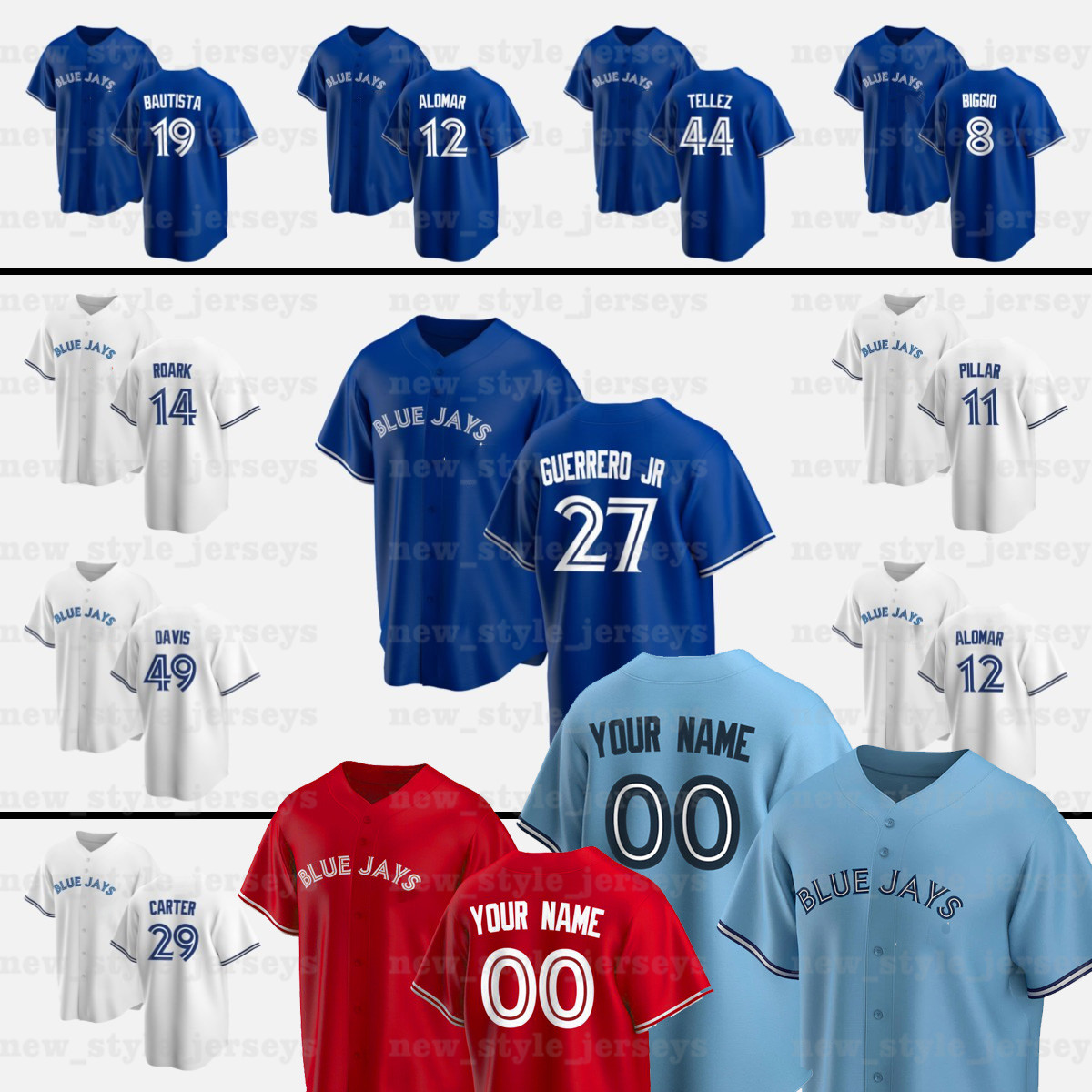 Toronto 27 Vladimir Guerrero Jr. Baseball Jerseys 11 Kevin Pillar Blue Jose Bautista Jays Nate Pearson CAVAN BIGGIO 29 Joe Carter Men Rober, Blue;black
Toronto 27 Vladimir Guerrero Jr. Baseball Jerseys 11 Kevin Pillar Blue Jose Bautista Jays Nate Pearson CAVAN BIGGIO 29 Joe Carter Men Rober, Blue;black