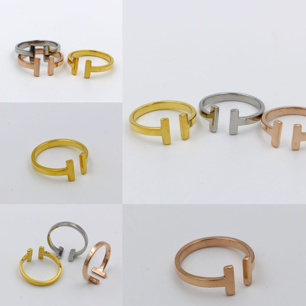 316L Stainless Steel fashion double T ring Jewelry for woman man lover rings 18K Gold-color and rose Jewelry Bijoux no have any
316L Stainless Steel fashion double T ring Jewelry for woman man lover rings 18K Gold-color and rose Jewelry Bijoux no have any