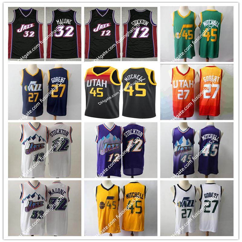 Mens Donovan 45 Mitchell Jersey Utah Jazz Swingman Stitched Retro 32 Karl Malone 12 John Stockton Mitchell Ness Basketball Jersey, Black;red
Mens Donovan 45 Mitchell Jersey Utah Jazz Swingman Stitched Retro 32 Karl Malone 12 John Stockton Mitchell Ness Basketball Jersey, Black;red