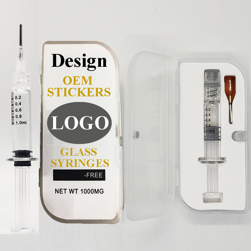 Luer lock Injector 1ml Glass syringes OEM stickers packaging Retail Gift Boxes with measurement mark disposable vape cartridge concentrete o
Luer lock Injector 1ml Glass syringes OEM stickers packaging Retail Gift Boxes with measurement mark disposable vape cartridge concentrete o