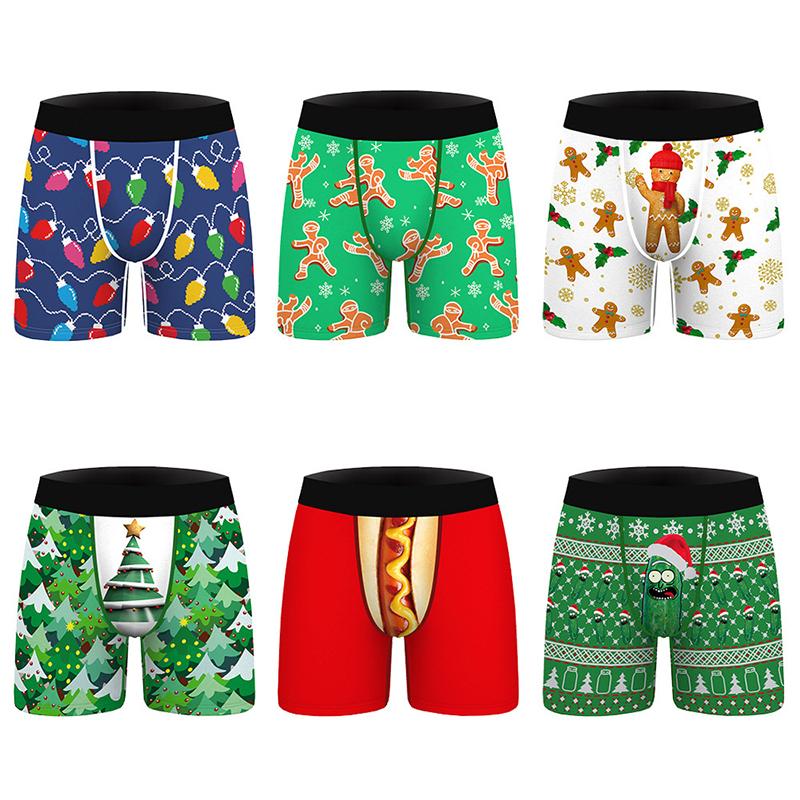 Underpants Underwear Men Boxer Briefs Shorts Set Christmas Costumes Gay Bulge Polyester Pouch Fashionable Breathable Panties Clothing, Black;white
Underpants Underwear Men Boxer Briefs Shorts Set Christmas Costumes Gay Bulge Polyester Pouch Fashionable Breathable Panties Clothing, Black;white