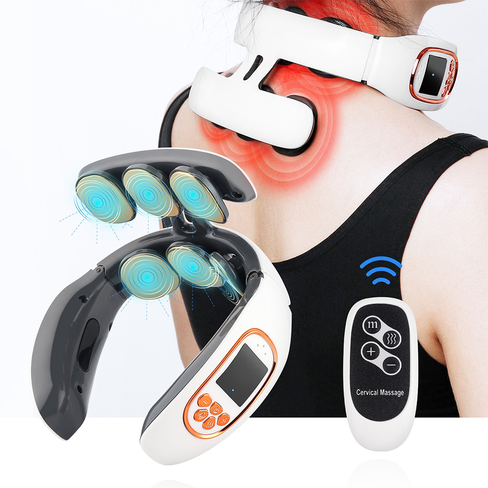 4/6 Head Intelligent Neck Massager 15 Levels TENS Electric Impulse Wireless Cervical Massager Relaxation Relief Pain Health Care
4/6 Head Intelligent Neck Massager 15 Levels TENS Electric Impulse Wireless Cervical Massager Relaxation Relief Pain Health Care