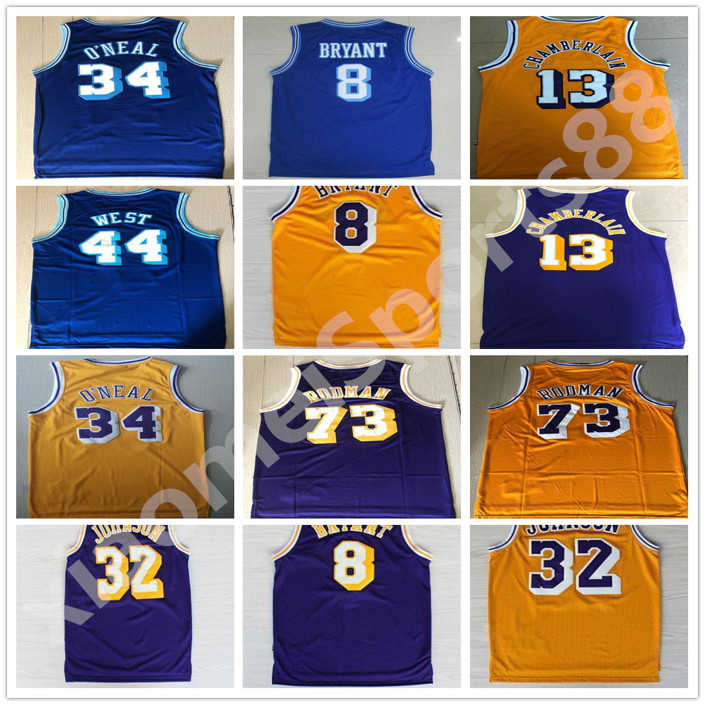 Vintage 73# Rodman Shaquille #34 O Neal Basketball Jersey 13# Wilt Chamberlain Jerry 44# West Jerseys Shir, As shown in illustration
Vintage 73# Rodman Shaquille #34 O Neal Basketball Jersey 13# Wilt Chamberlain Jerry 44# West Jerseys Shir, As shown in illustration