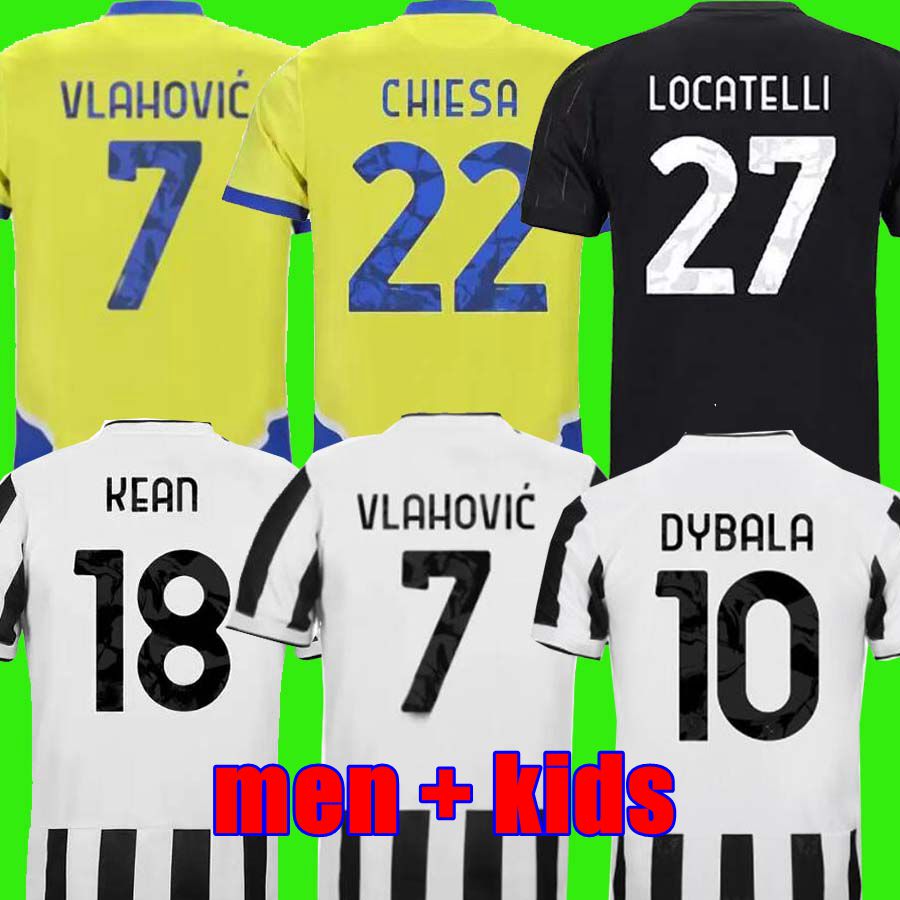21 22 DUSAN VLAHOVIC soccer jersey 2021 2022 KEAN DYBALA MORATA CHIESA McKENNIE LOCATELLI football kit shirts chiellini bonucci Kits Men Kids sets uniforms CUADRADO, 3rd kids
21 22 DUSAN VLAHOVIC soccer jersey 2021 2022 KEAN DYBALA MORATA CHIESA McKENNIE LOCATELLI football kit shirts chiellini bonucci Kits Men Kids sets uniforms CUADRADO, 3rd kids