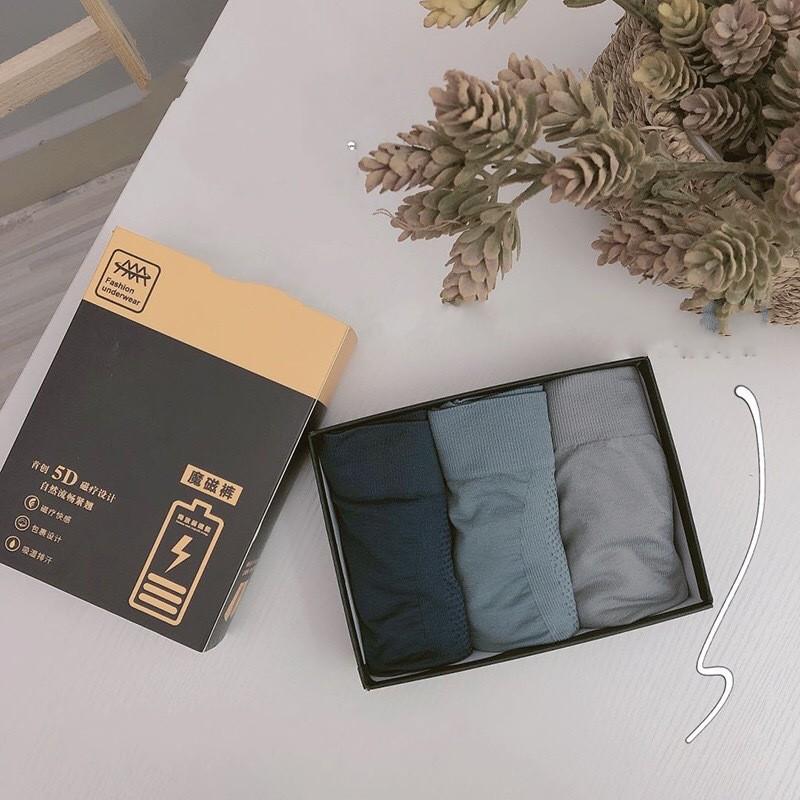 Underpants 3pcs/set Men's Physiological Underwear Men Enlargement Health Boxer Shorts Tourmaline Prostate Magnetic Therapy Pants, Black;white
Underpants 3pcs/set Men's Physiological Underwear Men Enlargement Health Boxer Shorts Tourmaline Prostate Magnetic Therapy Pants, Black;white