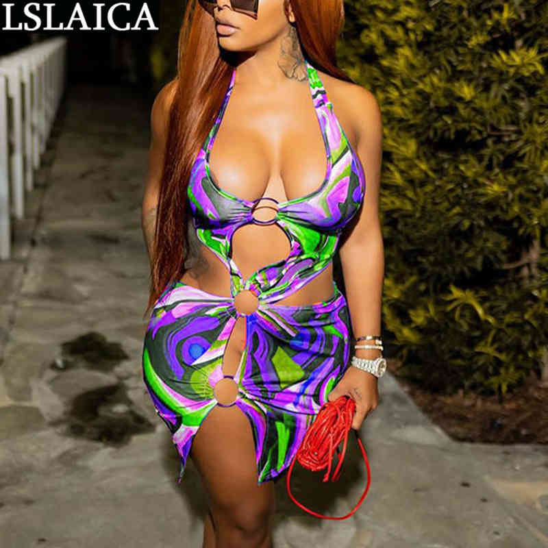 Women's Summer Sundress Criss-cross Bandage Hollow Out Print Dresses Ladies Evening Sexy Party Clubwear Mini Dress Female 210520, Green
Women's Summer Sundress Criss-cross Bandage Hollow Out Print Dresses Ladies Evening Sexy Party Clubwear Mini Dress Female 210520, Green