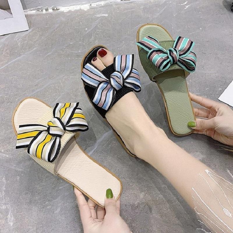 Slippers Summer 2021 Women's Sandals Open Toe Flat Shoes Outdoor Bow Fashion Solid Color Plus Size 35-43, Beige
Slippers Summer 2021 Women's Sandals Open Toe Flat Shoes Outdoor Bow Fashion Solid Color Plus Size 35-43, Beige