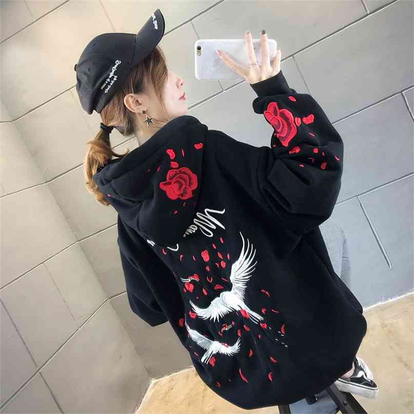 Oversized Sweatshirt Flowers Print Embroidery Hoodies Pullovers Fashion Korean Autumn Winter Long Sleeve Loose 210603, White
Oversized Sweatshirt Flowers Print Embroidery Hoodies Pullovers Fashion Korean Autumn Winter Long Sleeve Loose 210603, White
