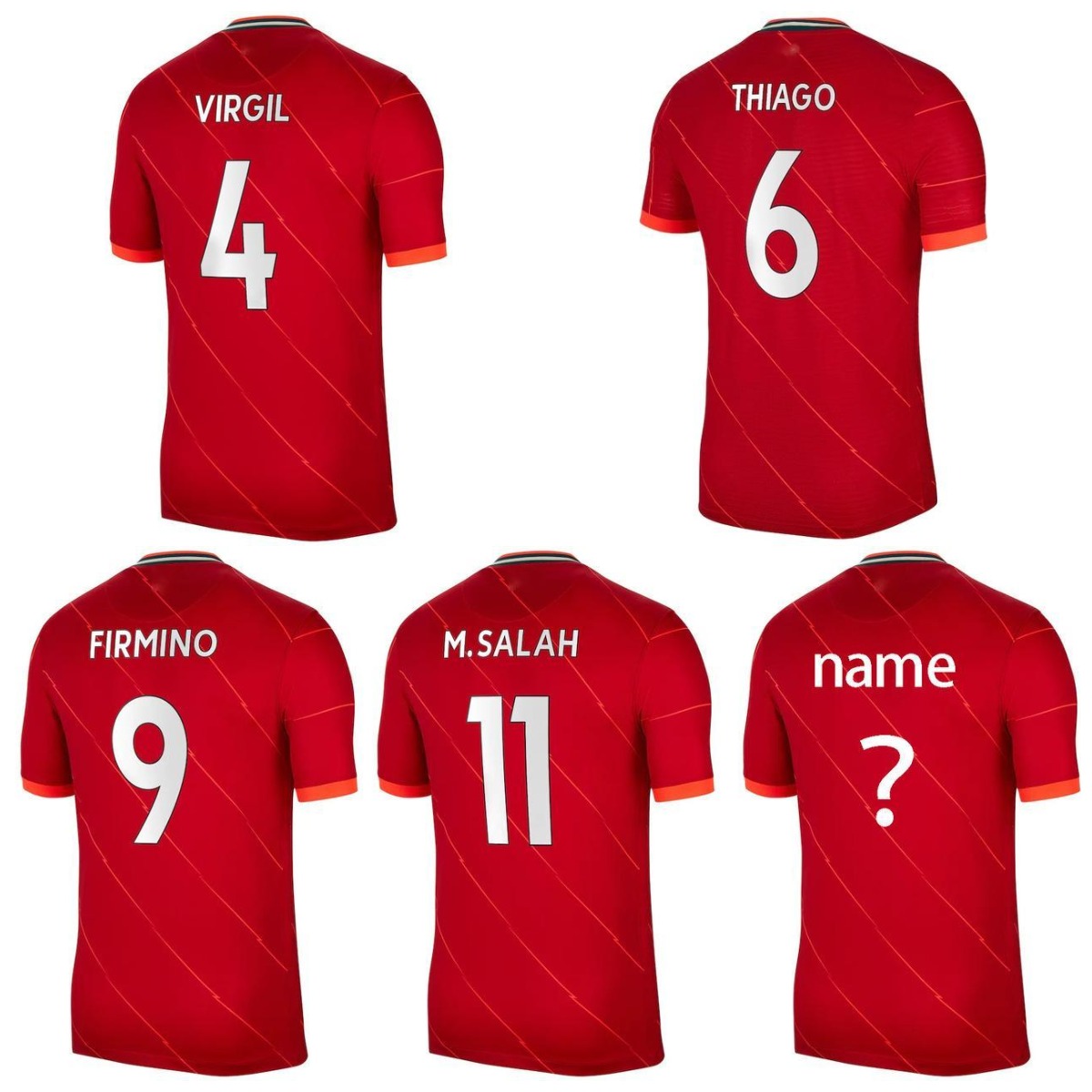 LVP Soccer Jerseys SALAH FIRMINO THIAGO KONATE Football Shirt VIRGIL Diogo Jota MANE KEITA JONES With Logo S-XXL Men's And Women's Football Training Clothes, Thiago#6
LVP Soccer Jerseys SALAH FIRMINO THIAGO KONATE Football Shirt VIRGIL Diogo Jota MANE KEITA JONES With Logo S-XXL Men's And Women's Football Training Clothes, Thiago#6