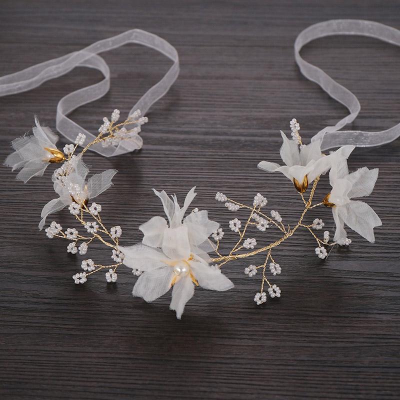 Hair Clips & Barrettes Korean Fairy Gauze Handmade Weave Hairband Whte Exquisite Flowers With Imitation Pearl Decorate Bead Jewelry Band EA, Golden;silver
Hair Clips & Barrettes Korean Fairy Gauze Handmade Weave Hairband Whte Exquisite Flowers With Imitation Pearl Decorate Bead Jewelry Band EA, Golden;silver