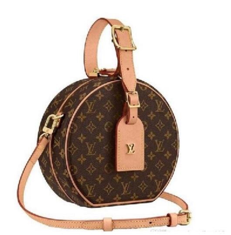 Classic LV LOUIS bag VITTON BOITE CHAPEAU old flower soft round cake one-shoulder messenger female bag handbag clutch, Red;black 
Classic LV LOUIS bag VITTON BOITE CHAPEAU old flower soft round cake one-shoulder messenger female bag handbag clutch, Red;black