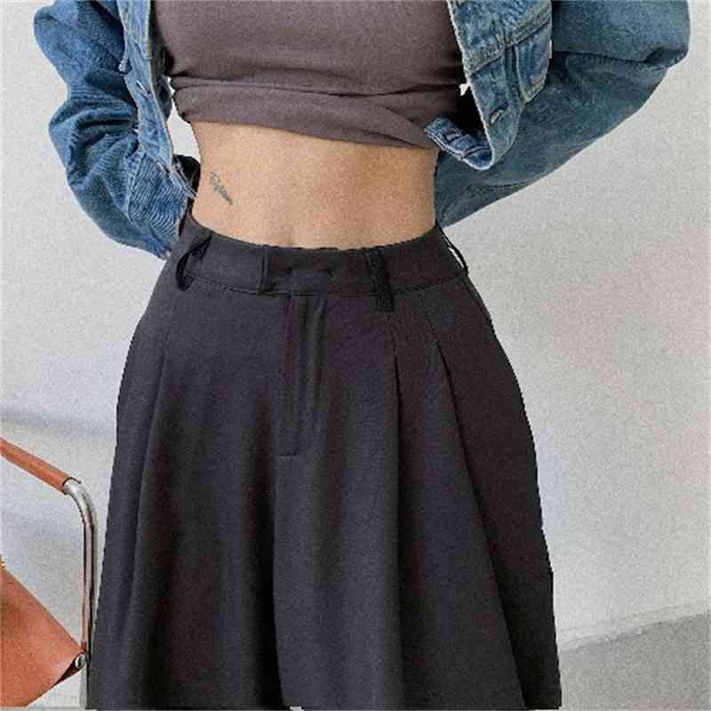 Nomikuma Black Work Wear Suit Pants Korean High Waist Long Women Trousers Autumn New Wide Leg Pants Pantalones Mujer 6C524 210427