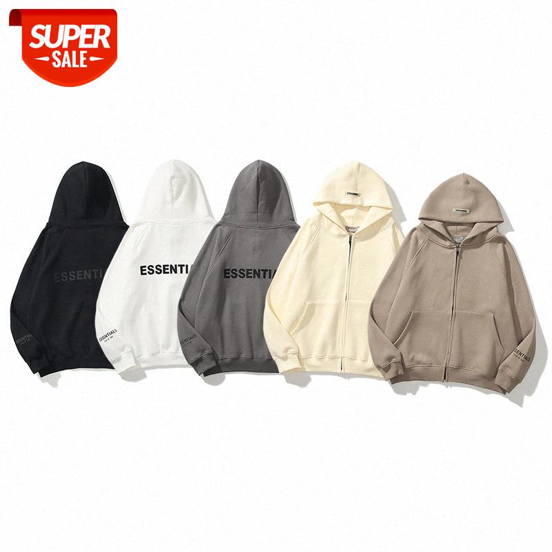 Street EENTIALS three-dimensional letters men and women oversize hoodies couple cardigan sweater #qy6p, Black 
Street EENTIALS three-dimensional letters men and women oversize hoodies couple cardigan sweater #qy6p, Black