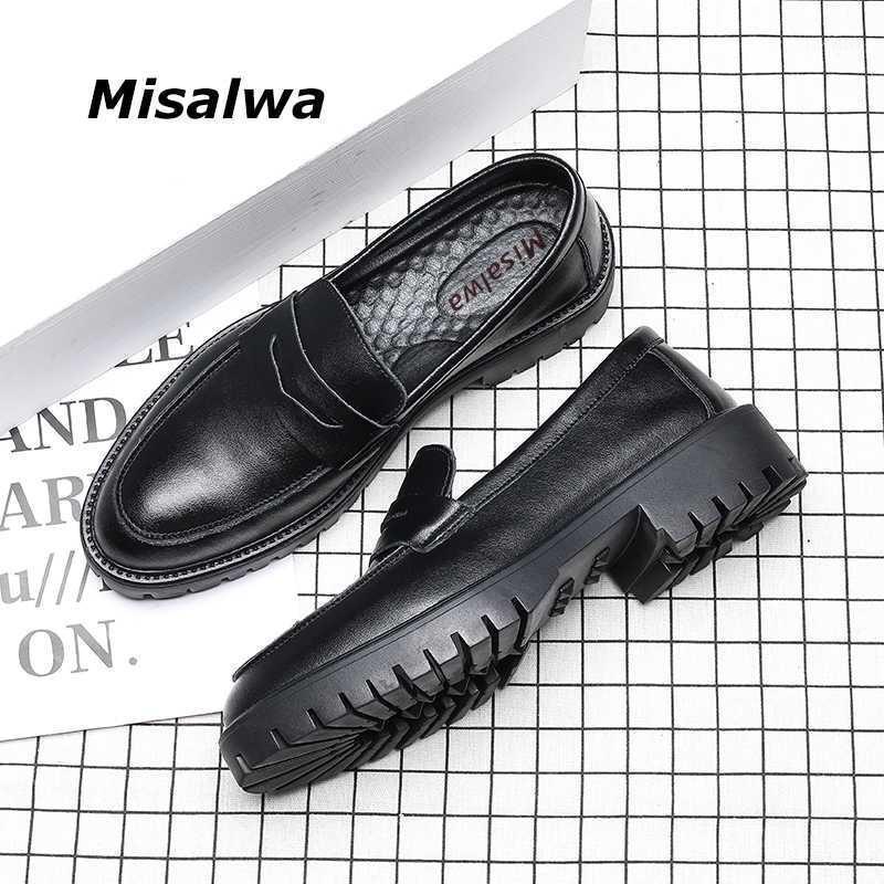 Dress Shoes Misalwa Platform British Casual Men Oxford Social Shoe Thick Sole White Cow Leather Loafers Slip-on Mid Heel Elevator Shoe1, Black
Dress Shoes Misalwa Platform British Casual Men Oxford Social Shoe Thick Sole White Cow Leather Loafers Slip-on Mid Heel Elevator Shoe1, Black