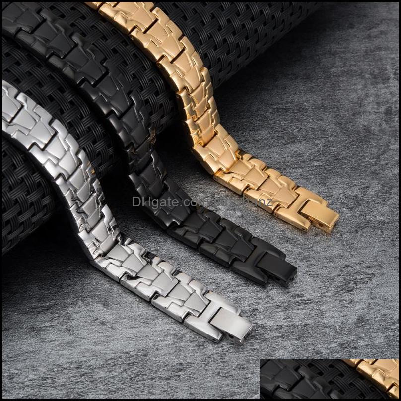 Bracelets Jewelry Link, Chain Vinterly Magnetic Male Bracelet Health Energy Stainless Steel Men S Germanium For Drop Delivery 2021 Nwlof
Bracelets Jewelry Link, Chain Vinterly Magnetic Male Bracelet Health Energy Stainless Steel Men S Germanium For Drop Delivery 2021 Nwlof