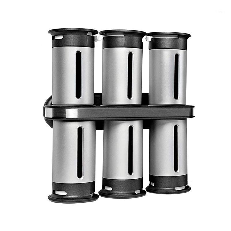 Storage Bottles & Jars Wall-hanging Magnetic Spice Rack With 6 Canisters Seasoning Bottle Pepper Favor Of Elefants For Kitchen Drop
Storage Bottles & Jars Wall-hanging Magnetic Spice Rack With 6 Canisters Seasoning Bottle Pepper Favor Of Elefants For Kitchen Drop