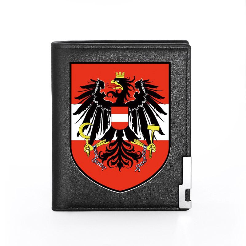 High Quality Fashion Austria Emblem Printing Leather Wallet Men Women Bifold Holder Short Purse Male Wallets, Red;black
High Quality Fashion Austria Emblem Printing Leather Wallet Men Women Bifold Holder Short Purse Male Wallets, Red;black