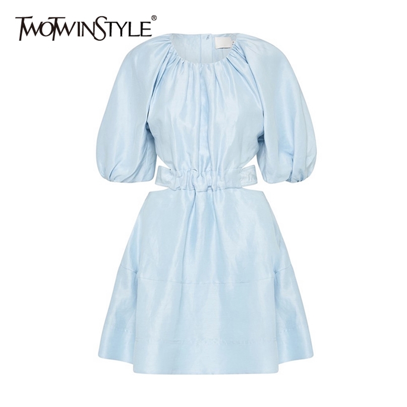 Hollow Out Lace Up Dress For Women O Neck Puff Sleeve High Waist Mini Summer Dresses Female Fashion Clothing 210520, White
Hollow Out Lace Up Dress For Women O Neck Puff Sleeve High Waist Mini Summer Dresses Female Fashion Clothing 210520, White