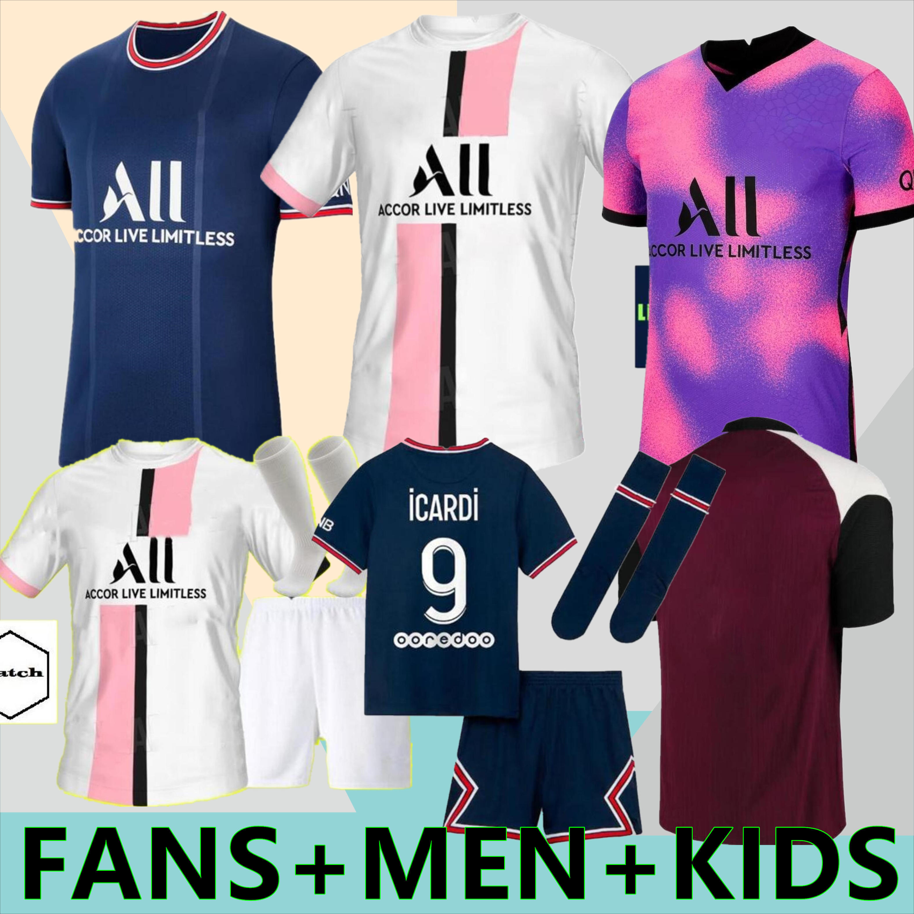 21 22 MBAPPE KEAN soccer jerseys HAKIMI SERGIO RAMOS Maillots de football shirt 2021 2022 MARQUINHOS VERRATTI men women + kids kit uniforms enfants maillot foot fourth, Purple
21 22 MBAPPE KEAN soccer jerseys HAKIMI SERGIO RAMOS Maillots de football shirt 2021 2022 MARQUINHOS VERRATTI men women + kids kit uniforms enfants maillot foot fourth, Purple