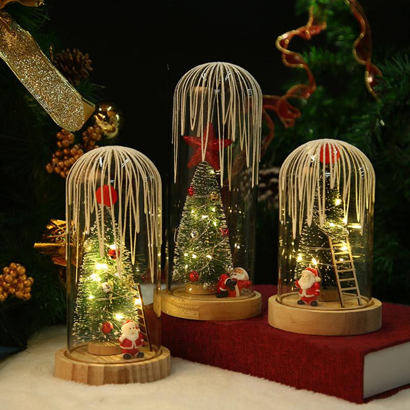 Night Lights Artificial Christmas Tree LED Light Beauty The Beast In Glass Cover Wedding Home Decor For Birthday Mariage Gift
Night Lights Artificial Christmas Tree LED Light Beauty The Beast In Glass Cover Wedding Home Decor For Birthday Mariage Gift
