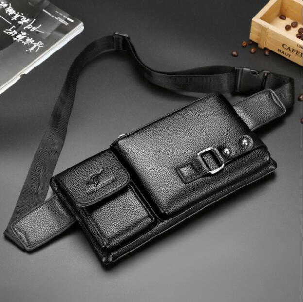 wholesale leather men brand shoulder bags street fashions pocket decoration casual chest bag soft leathers fashion handbag simple atmosphere storage wallet, Black
wholesale leather men brand shoulder bags street fashions pocket decoration casual chest bag soft leathers fashion handbag simple atmosphere storage wallet, Black