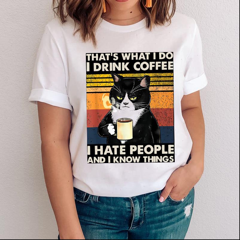 womens t shirt women graphic striped cat animal coffee funny short sleeve cartoon lady clothes clothing tees print female, White
womens t shirt women graphic striped cat animal coffee funny short sleeve cartoon lady clothes clothing tees print female, White
