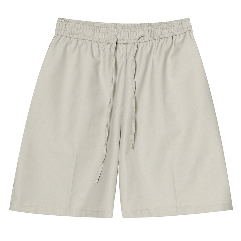IEFB Men's Clothing Summer Korean Drawstring Elastic Waist Shorts Simple Loose Trend Personalized Casual Shorts 9Y7452 210524