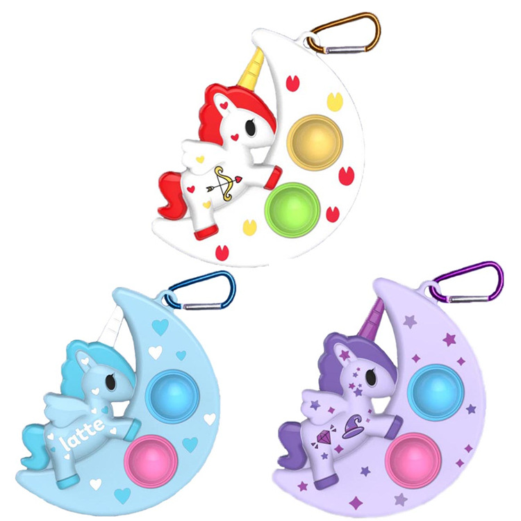 Fidget toy unicorn Sensory Bubble Autism Special Needs Anxiety Stress Reliever for Office Colorful wooden bear pendant key ring Decompression Toys
Fidget toy unicorn Sensory Bubble Autism Special Needs Anxiety Stress Reliever for Office Colorful wooden bear pendant key ring Decompression Toys