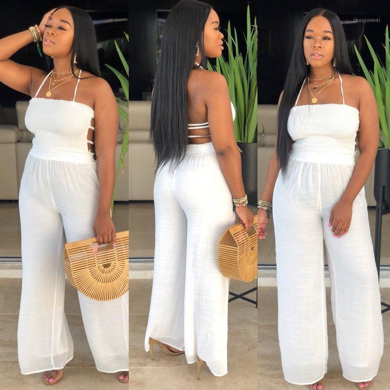 Women' Jumpsuits & Rompers HAOOHU Sexy Hanging Neck Spaghetti Strap Wide Leg 2021 Women Sleeveless High Waist Jumpsuit Casual Loose Overall, Green
Women' Jumpsuits & Rompers HAOOHU Sexy Hanging Neck Spaghetti Strap Wide Leg 2021 Women Sleeveless High Waist Jumpsuit Casual Loose Overall, Green