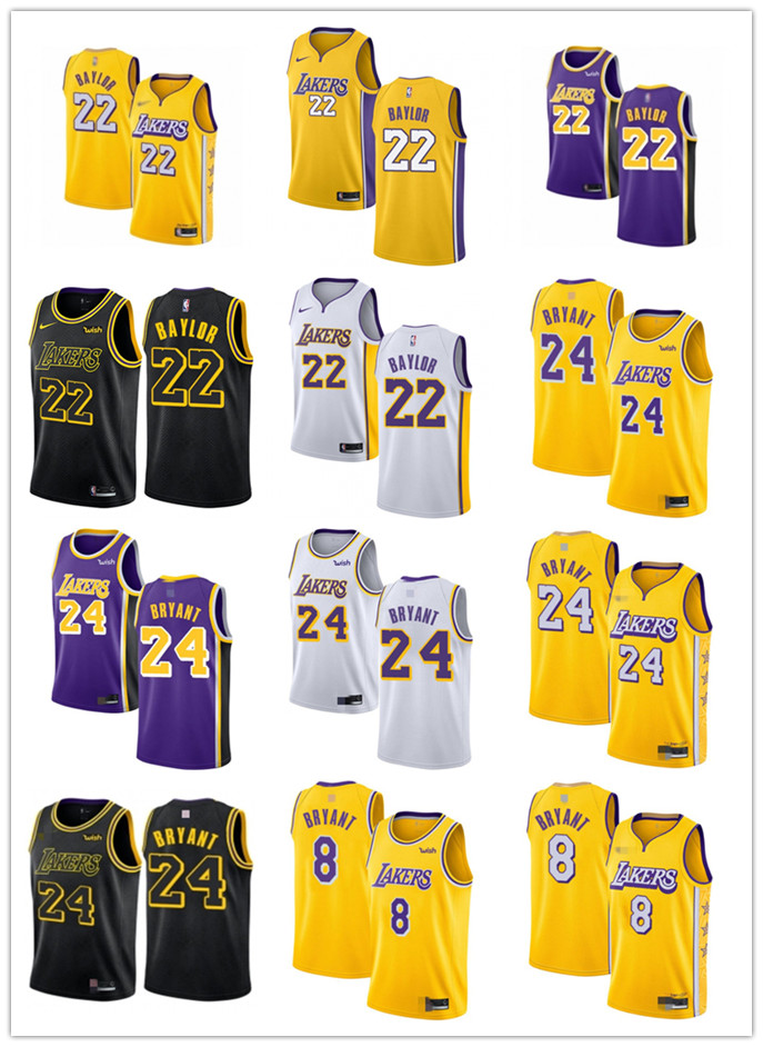 Mens Womens Youth13;Los Angeles Lakers 24 Bryant 8 Bryant 22 Elgin Baylor Yellow White purple Custom Basketball Jersey, Black;red
Mens Womens Youth13;Los Angeles Lakers 24 Bryant 8 Bryant 22 Elgin Baylor Yellow White purple Custom Basketball Jersey, Black;red
