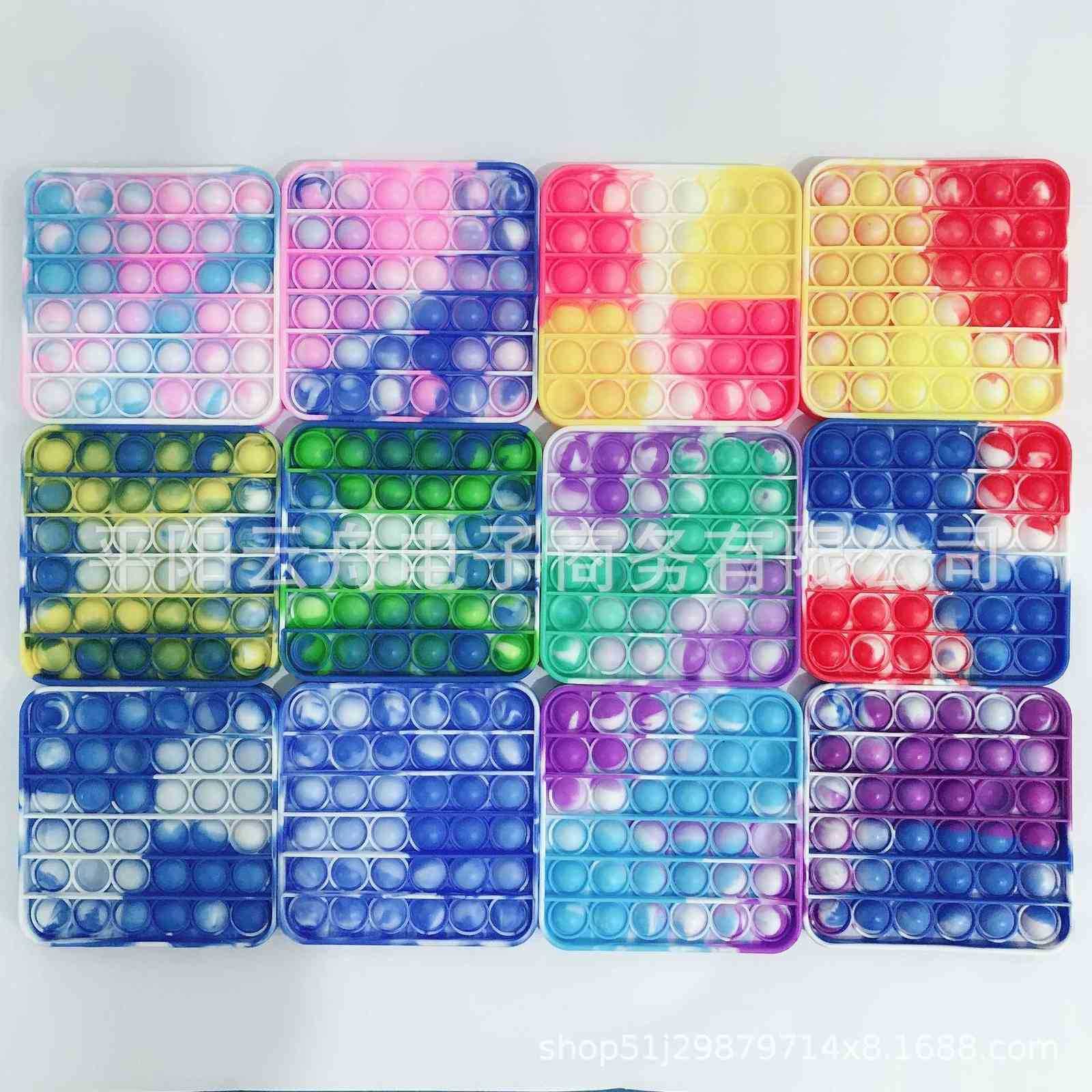 Regular Rainbow Tie Dye Push Pop Bubble Popper Sensory Fidget Toys Tiktok Jigsaw Finger Puzzle Normal Size Poo its Poppers Board Stress Relief G590JN7
Regular Rainbow Tie Dye Push Pop Bubble Popper Sensory Fidget Toys Tiktok Jigsaw Finger Puzzle Normal Size Poo its Poppers Board Stress Relief G590JN7