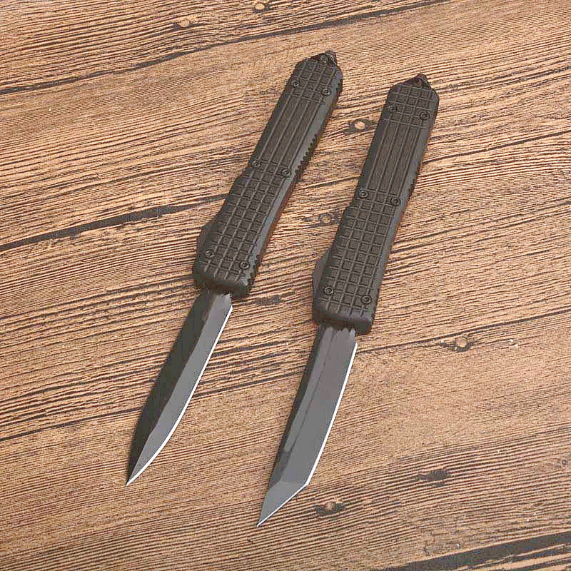 UT AUTO Tactical Knife D2 Black Oxide Blade CNC 6061-T6 Handle EDC Knives With Retail Box
UT AUTO Tactical Knife D2 Black Oxide Blade CNC 6061-T6 Handle EDC Knives With Retail Box