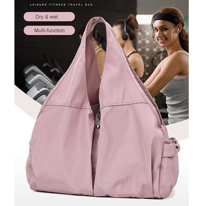 Yoga Mat Bag Fitness Gym Bags Travel Sac De Sport For Women Gymtas Mummy Sports Tas Woman Shoulder Sporttas 2019 Dry Wet XA35A Y0721