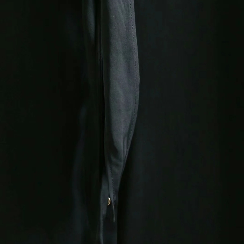 Spring Women Knot Decoration Black Satin Midi Shirt Dress Female Long Sleeve Clothes Casual Lady Loose Vestido D7155 210430