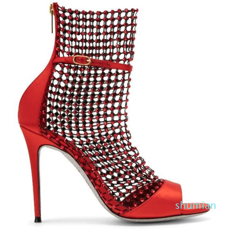 Boots Summer Luxury Diamonds Women Gladiator Cut Outs High Heels Crystal Mesh Stiletto Ankle Sandals Party, Red
Boots Summer Luxury Diamonds Women Gladiator Cut Outs High Heels Crystal Mesh Stiletto Ankle Sandals Party, Red