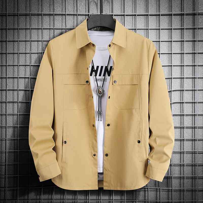 Fat men's spring and autumn style plus enlarged casual shirt fat man oversized coat, White;black
Fat men's spring and autumn style plus enlarged casual shirt fat man oversized coat, White;black