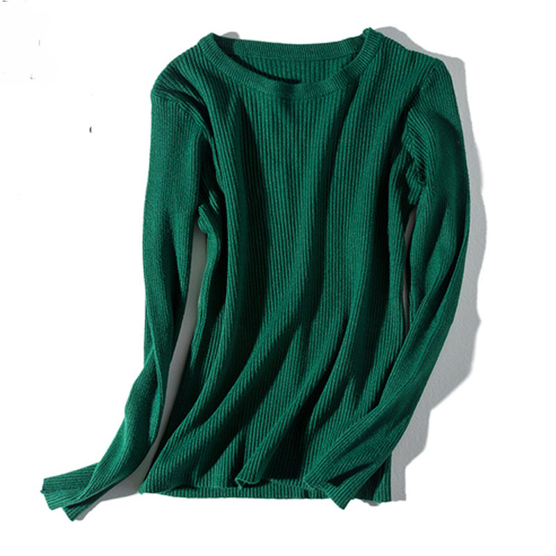 O-neck Casual Solid Sweater Women Sweaters Pullovers Long Sleeve Women Sweaters Winter/autumn Knitted Sweaters 5796 50 210518