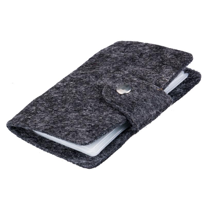 Card Holders Women Retro Soft Felt Pouch ID Credit Wallet Men Business Holder Buckle Manager Multi-position, Black
Card Holders Women Retro Soft Felt Pouch ID Credit Wallet Men Business Holder Buckle Manager Multi-position, Black