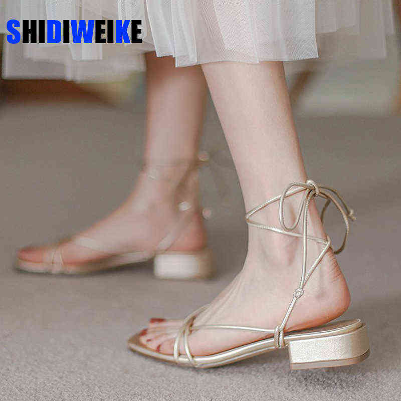 2021 Summer Roman Sandals Multiple Cross-Strap Low Heel Ankle Bondage Thong Nubuck Women Sandals Flip flops Black Golden AD116 Y0721
2021 Summer Roman Sandals Multiple Cross-Strap Low Heel Ankle Bondage Thong Nubuck Women Sandals Flip flops Black Golden AD116 Y0721
