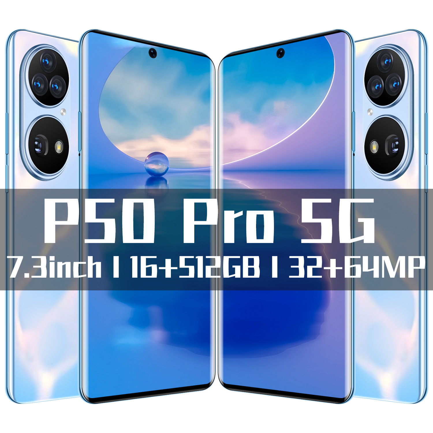 P50PRO Newest Smartphone Large Screen 4GWCDMA AGM Global Version Original Android Phones Smartphone 6.7inch Cellphone