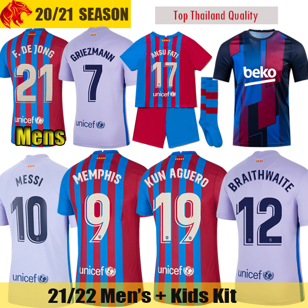 21 22 FC Barcelona Soccer Jerseys MEMPHIS 2021 2022 MESSI KUN AGUERO Barca F.DE JONG BRAITHWAITE COUTINHO GRIEZMANN Football Shirt Mens Jersey Kids Kit, Kids 2122 away
21 22 FC Barcelona Soccer Jerseys MEMPHIS 2021 2022 MESSI KUN AGUERO Barca F.DE JONG BRAITHWAITE COUTINHO GRIEZMANN Football Shirt Mens Jersey Kids Kit, Kids 2122 away